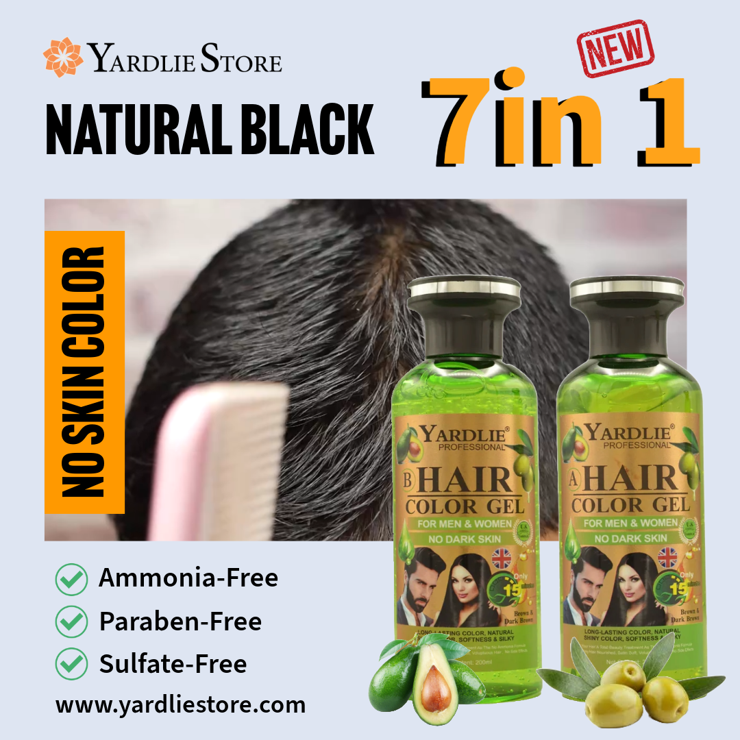 Yardlie Store Hair Gel Mixing Paste Natural Black 400ml